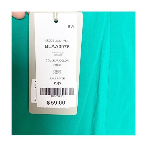 Kelly Green Wrap Tank Top Blouse Casual Athleisure - Picture 15 of 16